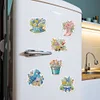 6Pcs Diamond Painting Flower Fridge Magnets Kit for Art Crafts Gift