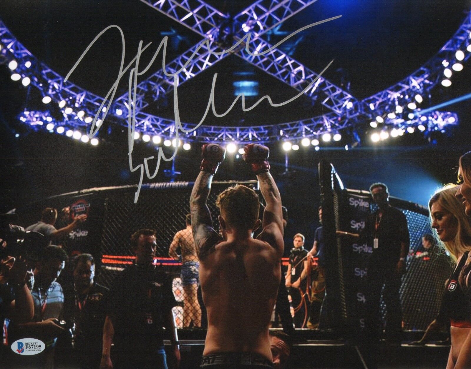 James Gallagher Signed 11x14 Photo Poster painting BAS Beckett COA Bellator MMA Picture Auto'd P