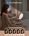 Portable LED Lighted Makeup Mirror With Integrated Mirror Foldable Giftled
