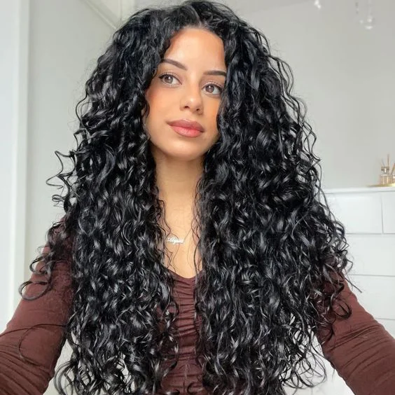 YVONNE Diamond Grade Natural Curly 3/4 Bundles/lot Brazilian Human Hair Weaves Soft and No Shedding