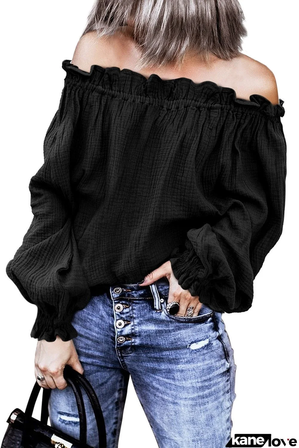 Off-the-shoulder Ruffle Top