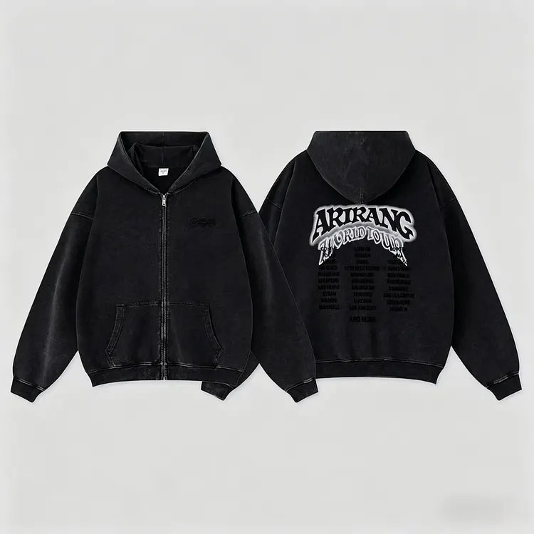 BTS Arirang World Tour Washed Hoodie