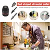 Metal Keyless Drill Chuck Adapter 1.5-13mm Quick Change Converter Fixture Tools