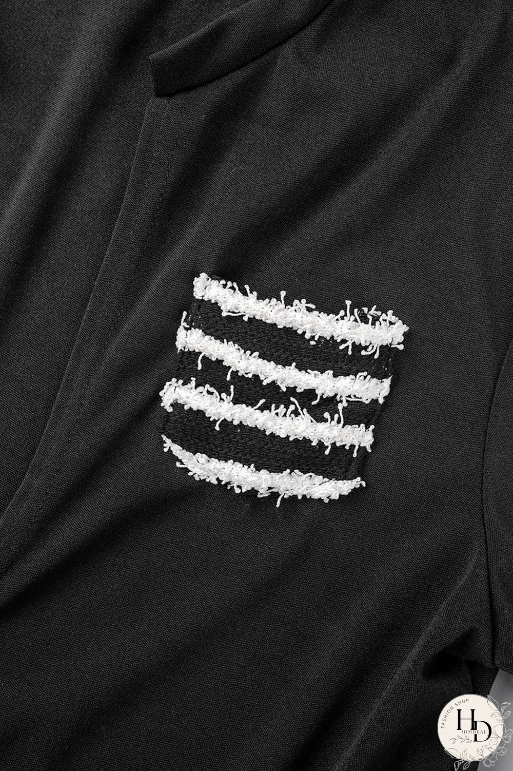 White Sexy Casual Street Striped Pocket Frenulum V Neck Short Sleeve Two Pieces