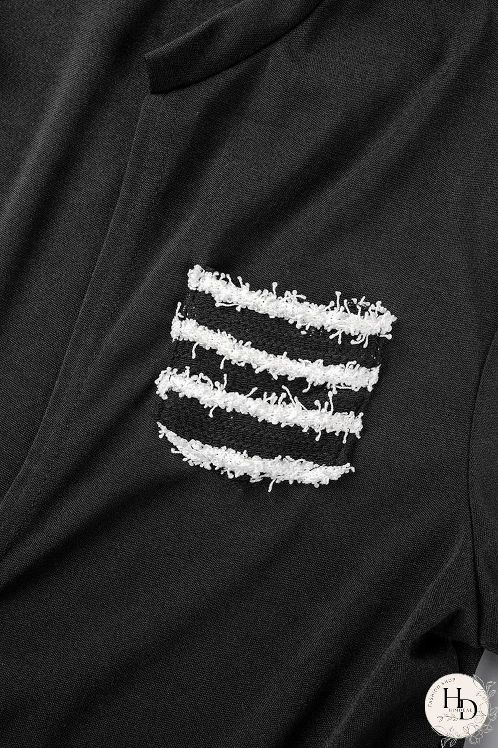 White Sexy Casual Street Striped Pocket Frenulum V Neck Short Sleeve Two Pieces