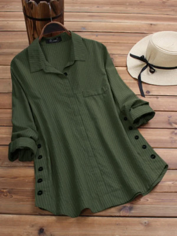 Striped Long-sleeved Shirt