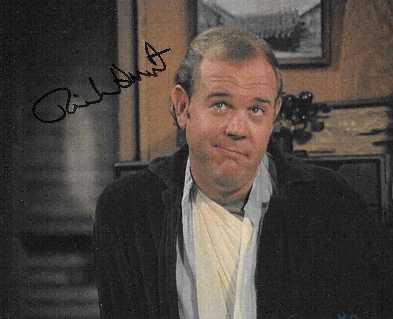 * RICK HURST * signed 8x10 Photo Poster painting * M.A.S.H. * COA * 2