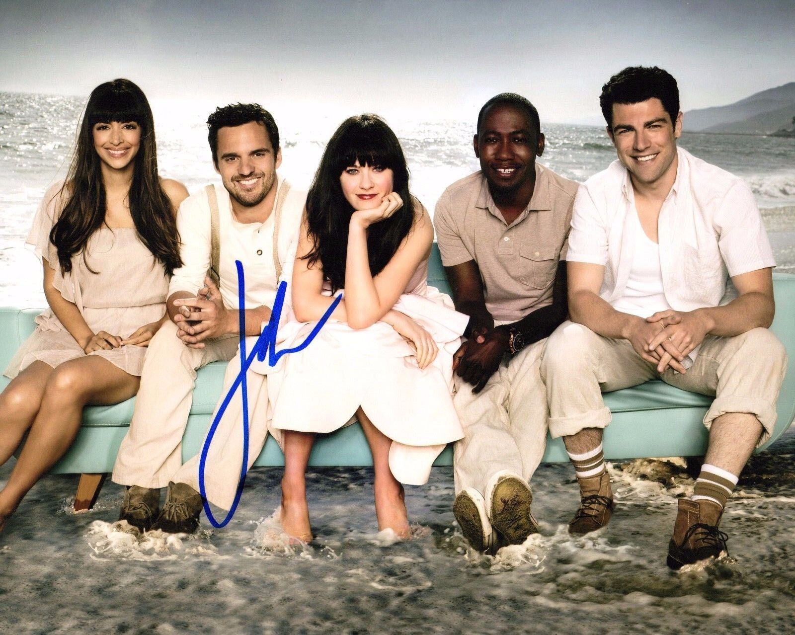 GFA New Girl - Nick Miller * JAKE JOHNSON * Signed 8x10 Photo Poster painting AD5 COA