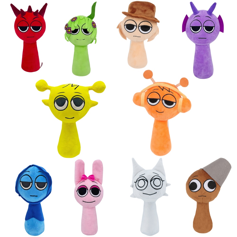 Sprunki Plushies  | Sprunki  Plush Toys 10PCS