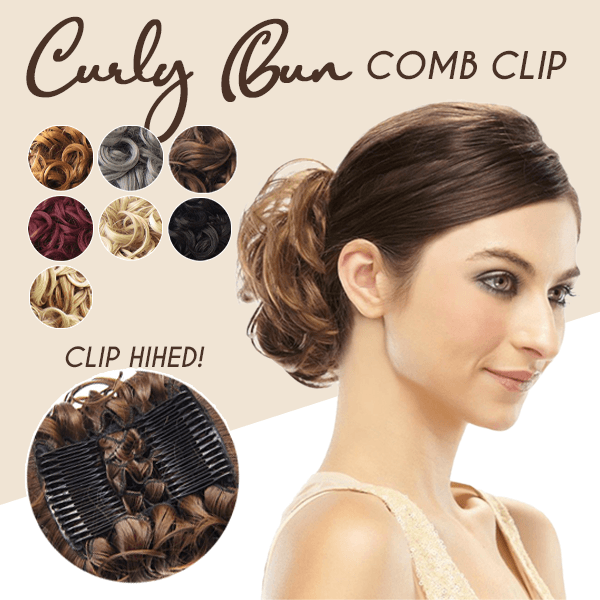 Curly Bun Comb Clip