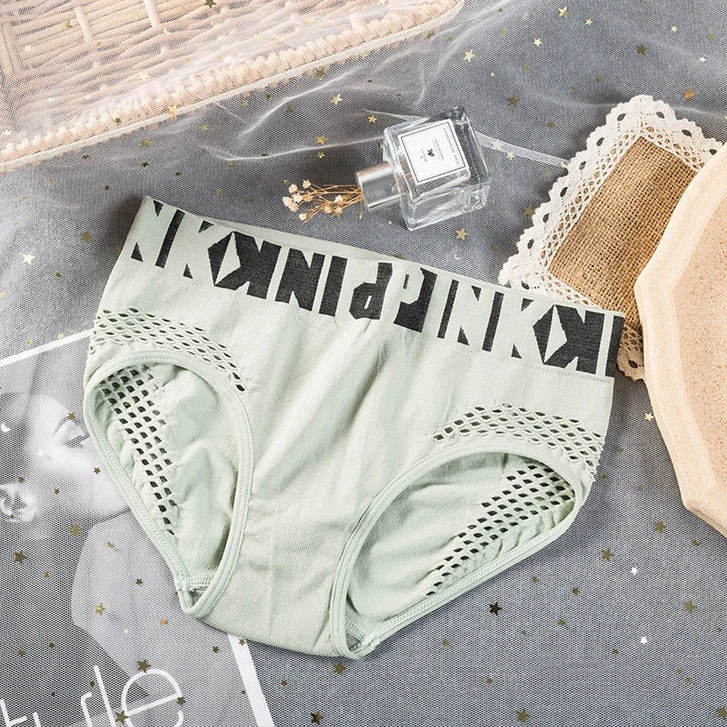 Sexy Hollow Out Panties Women Comfort Breathable Lingerie G String Seamless Low Waist Briefs Intimates Underwear Cotton lenceria