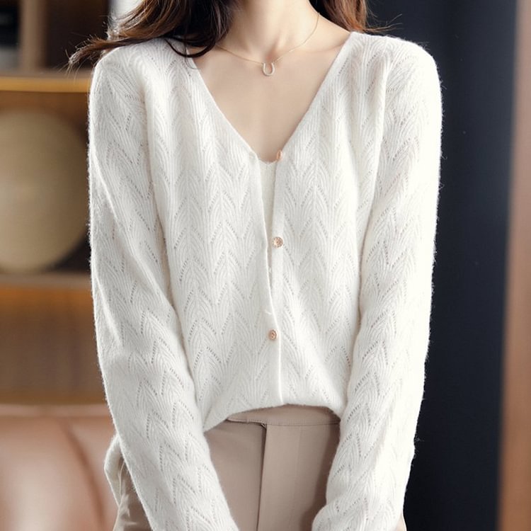 Sweet Knitted Long Sleeve Sweater QueenFunky