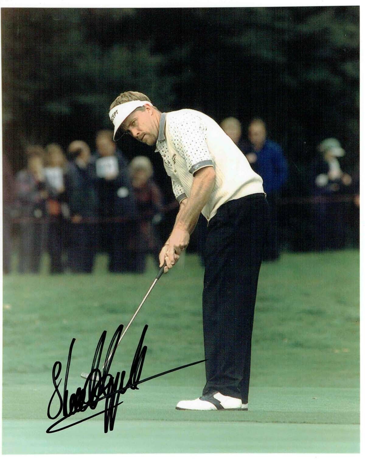 Stuart APPLEBY SIGNED Autograph Photo Poster painting AFTAL COA Australian Golfer Golf