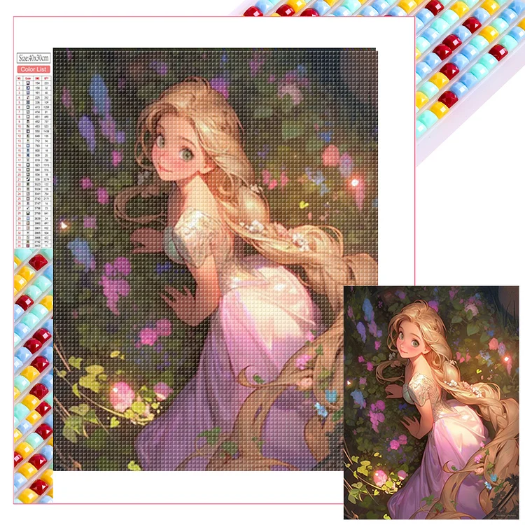 Full Square Diamond Painting - Blonde Princess 30*40CM