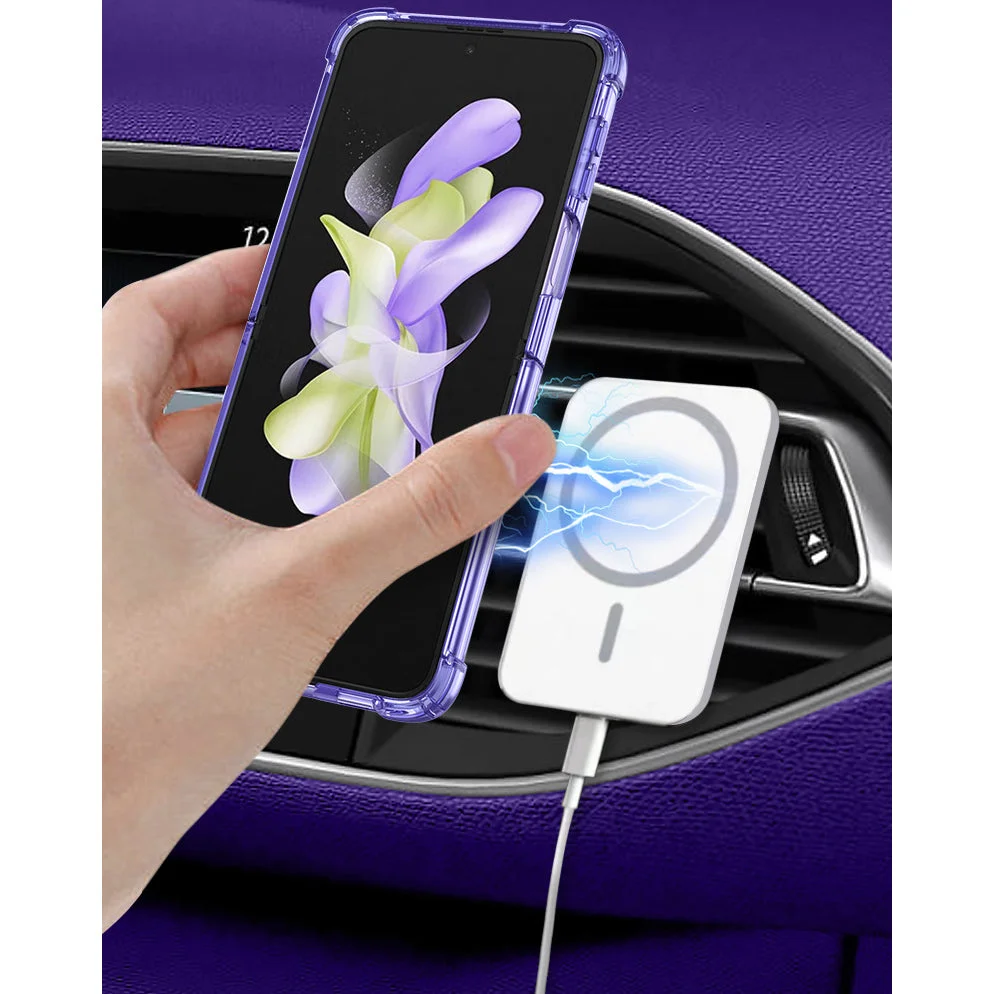 Suitable For Samsung Z Flip 4 Airbag Anti Falling Magnetic Phone Case
