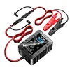 6V/12V Smart Car Motorcycle Battery Maintainer Trickle Battery Charger(Black EU)
