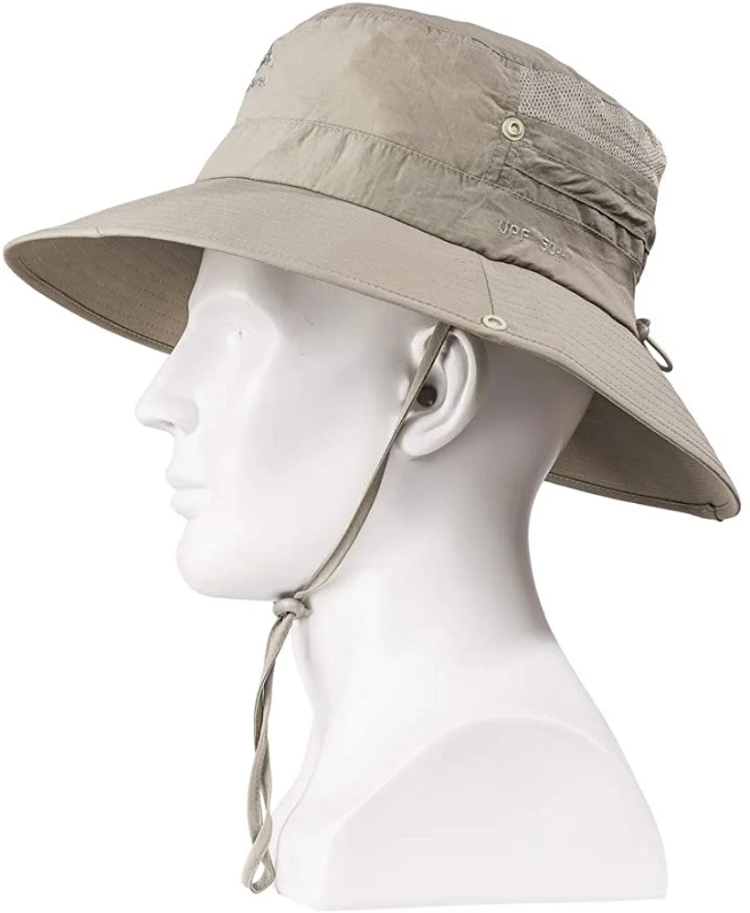 Sun Hat - UV Protection Fishing Hat, Waterproof Boonie Bucket Hat for Men/Women