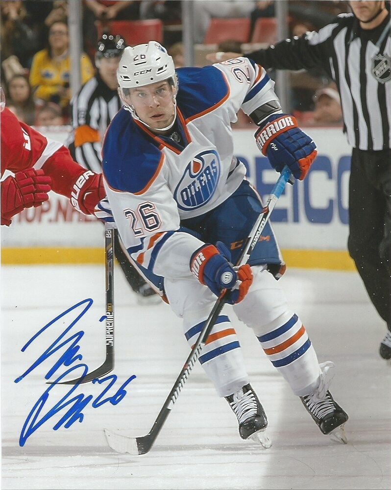 Edmonton Oilers Ilro Pakarinen Signed Autographed 8x10 Photo Poster painting NHL COA B