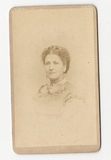 (New York City NYC) Antique Vintage CDV Photo Poster painting Woman