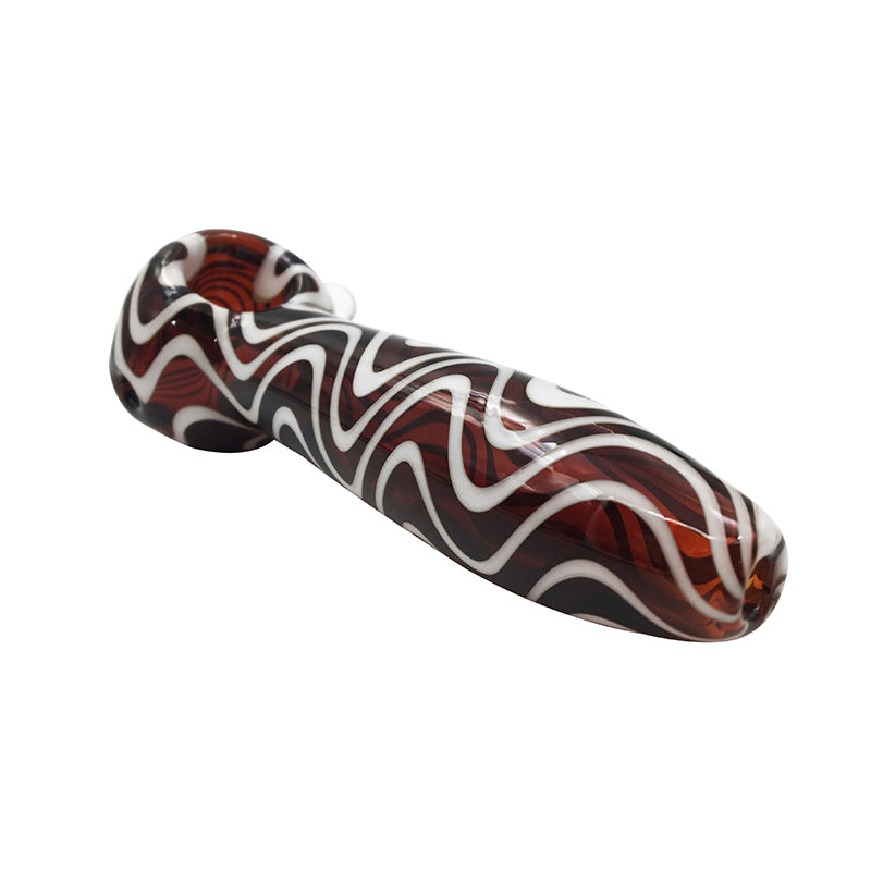 New Spoon Pipe with Stripe Mini Hand Pipe