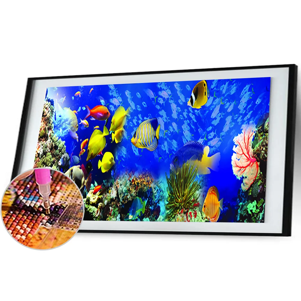 Diamond Painting - Full Round Drill - Color Deep Sea(100*40cm)
