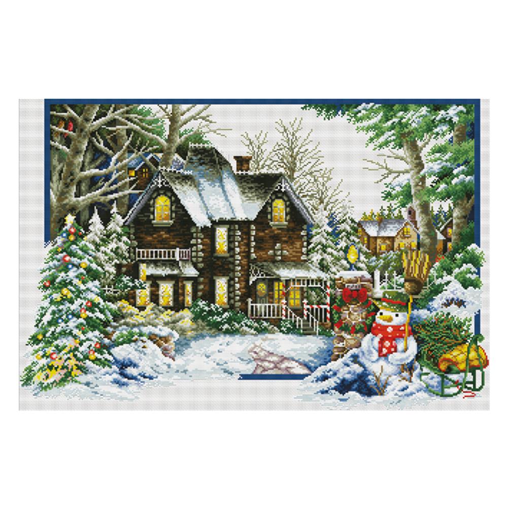 

Winter - 11CT Stamped Cross Stitch - 85*58cm, 501 Original