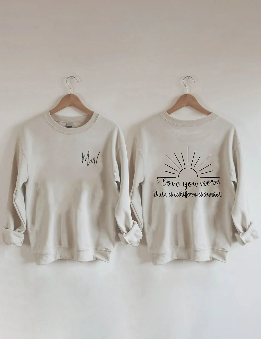 Love You More Sunset Sweatshirt