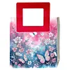 DIY Diamond Art Painting Handbag with Square Handle Diamond Painting Shopping Tote Bags Kits Multi Purpose Diamonds Paintings Creative Handbags for Women Girl Art Craft Gift