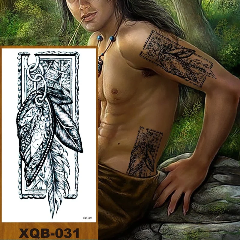 Waterproof Temporary Flash Tatoo Hand back Arm art Tattoos for boy Women Men Tattoo Sticker eagle Crow Gothic eye Fake Tatto