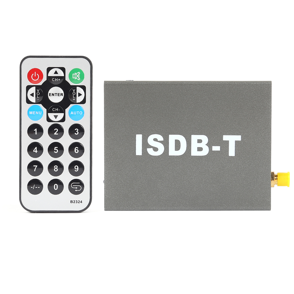 

T502 ISDB-T Car Digital TV Box One Seg SDTV Receiver with Remote Control, 501 Original