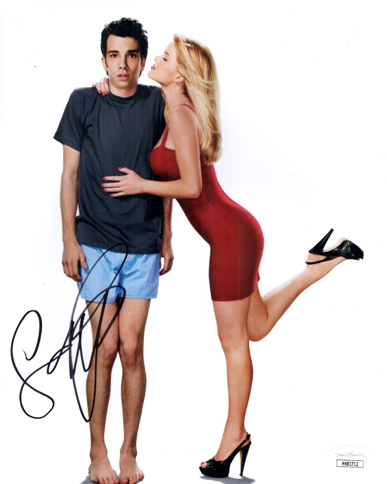 JAY BARUCHEL Signed SHE'S OUT OF MY LEAGUE 8x10 Photo Poster painting Autograph JSA COA Cert