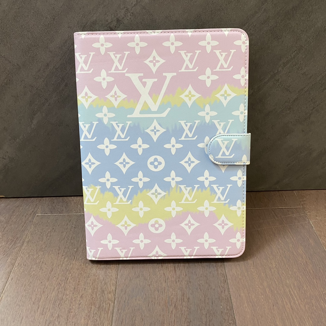 LV Luxury Louis Vuitton Canvas Monogram Leather Fresh Summer Theme Pattern Apple iPad case ProCaseMall