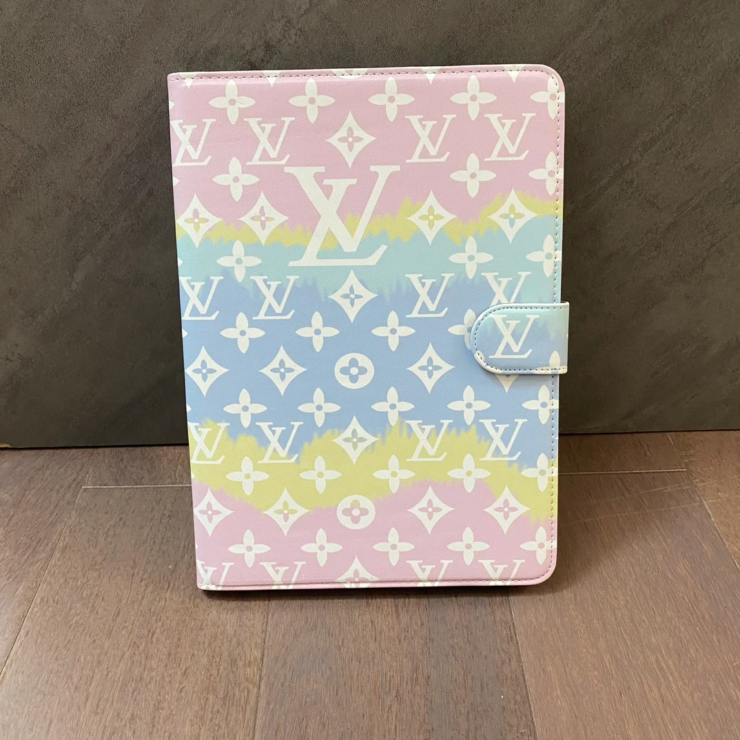 LV Luxury Louis Vuitton Canvas Monogram Leather Fresh Summer Theme Pattern Apple iPad case ProCaseMall
