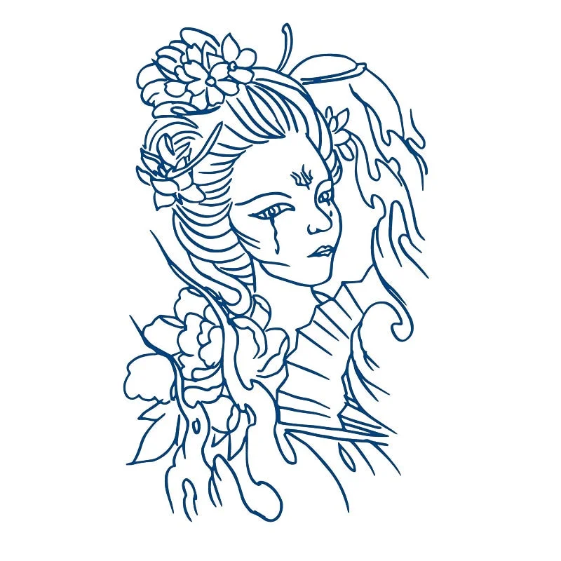 GH1-50 Herbal Juice Tattoo Sticker Semi-permanent Men and Women Long-lasting Waterproof Sweat Plant Juice Tattoo Sticker