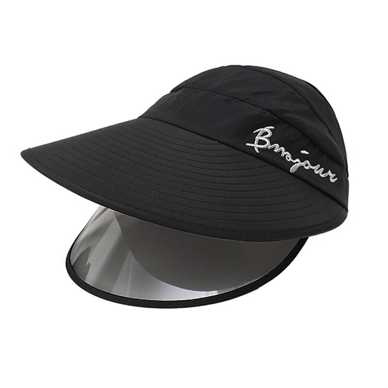 Women Men Unisex Cap Sun Protection Outdoor Double Layer Sun Hat Summer Women Ant- UV Riding Hat For Male Female