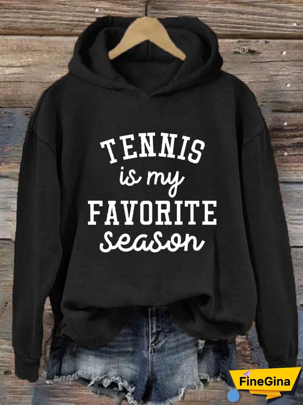 Women's Tennis is my Favorite Season Casual Hoodie