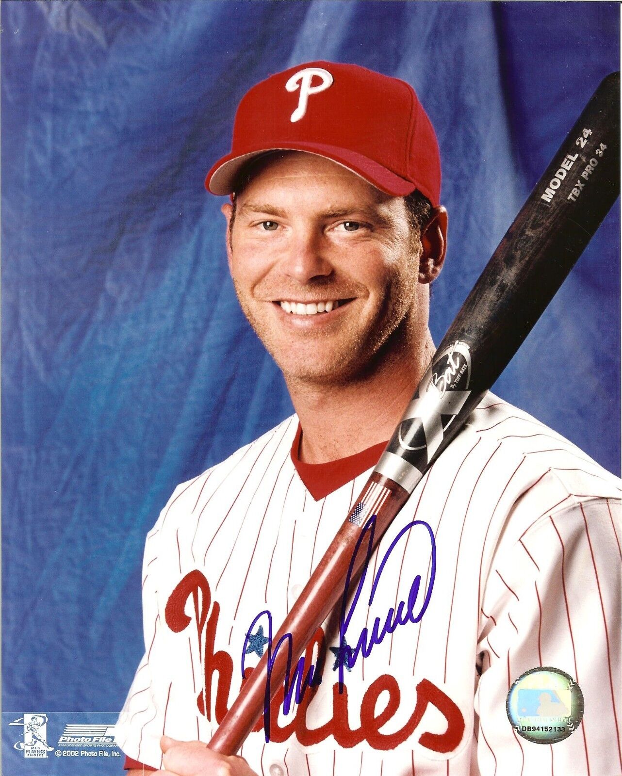 Mike Lieberthal autographed 8x10 Philadelphia Phillies#S1097