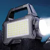 Solar Camping Lantern Long Range Portable Lantern Lamp Waterproof (Black)