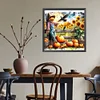 Diamond Painting-DIY Full Round Drill Autumn Sunflower(40*40 CM)