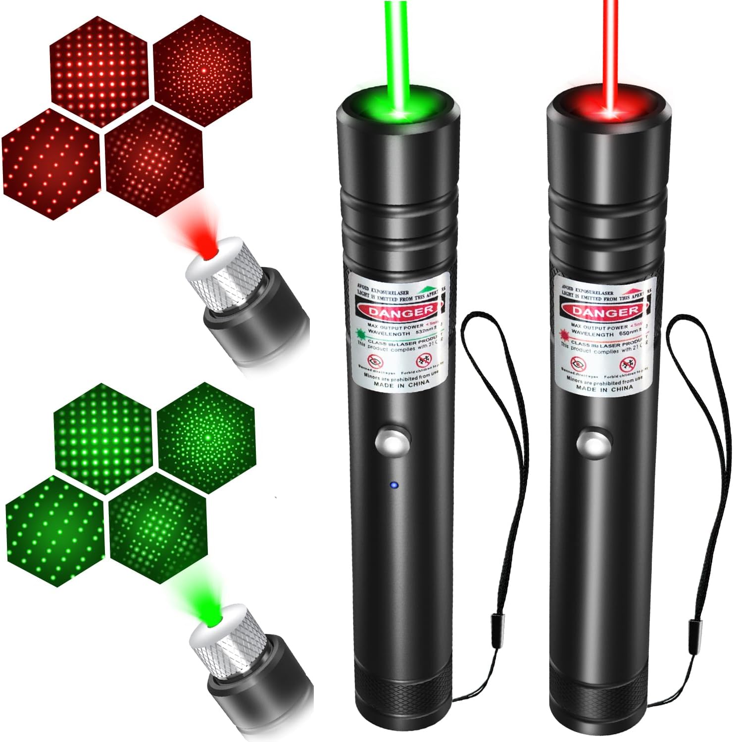New hot sale🎆Rechargeable red and green single point laser light
