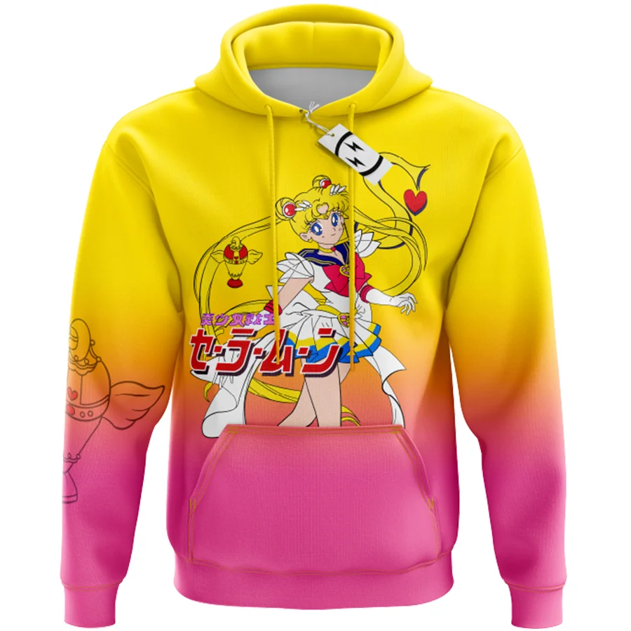 Sailor Moon Tsukino Usagi Printed Men's Hoodie