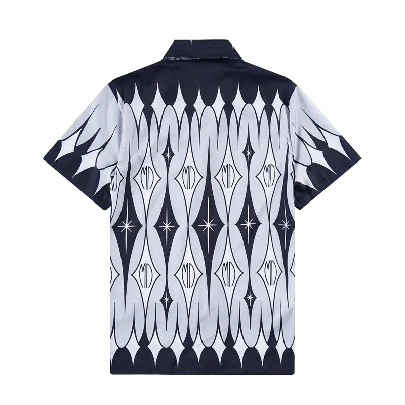AMIRI 2023 new silk short-sleeved shirt