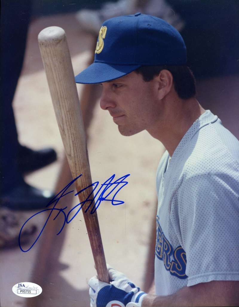 Tino Martinez Mariners Jsa Signed 1/1 Original Image 8x10 Photo Poster painting Autograph