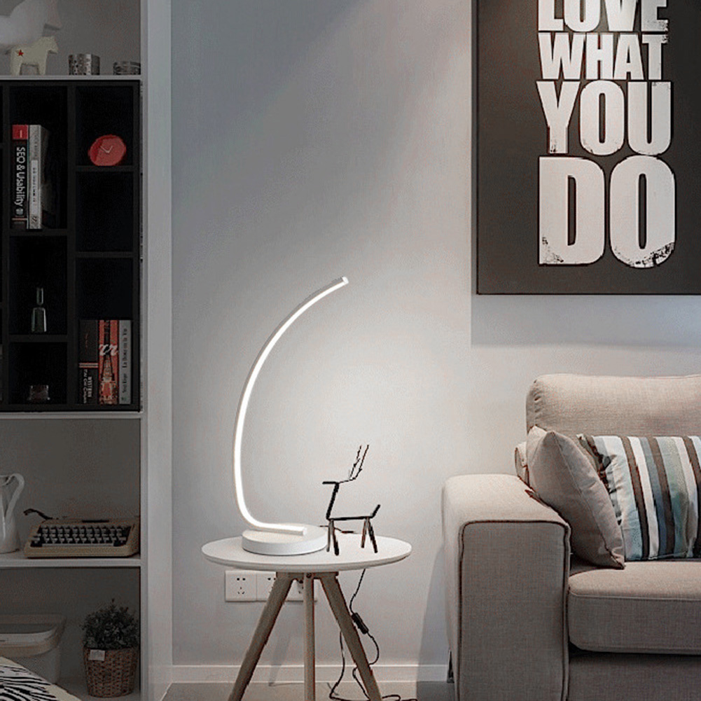 

Modern Spiral Wave LEDAcrylic Metal Wall-Night Light, White light, 501 Original