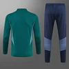 2023/2024 Arsenal Half-Pull Training Suit Green Football Shirt 1:1 Thai Quality Set