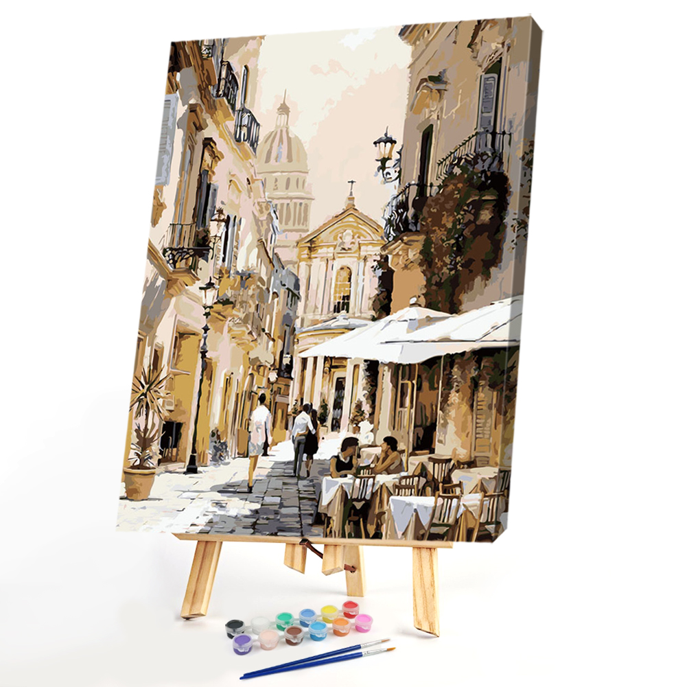 

40x50cm - Paint By Numbers Castle Street, 501 Original