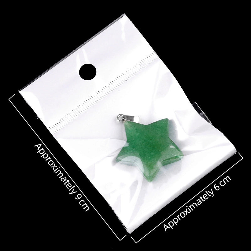 1 Piece Semi-precious Stone Star Jewelry Accessories Pendant