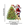 DIY Santa Claus And Tree Diamond Painting Ornaments (Double-Sided)