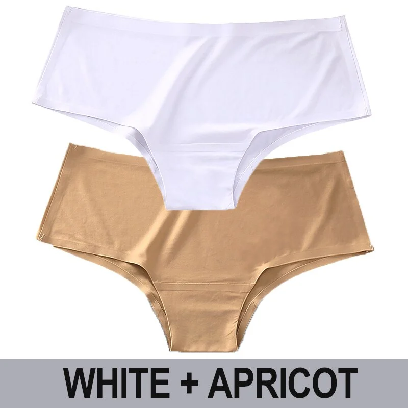 Women Seamless Panties Sexy Underwear Solid Color Female Underpants Low Waist Briefs Intimates Lingerie Pantys Set for Girl M-XL