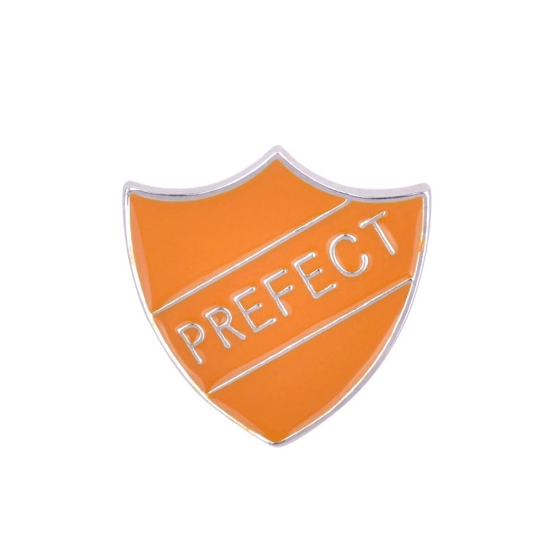 Cartoon Style Minimalist Streetwear Pin Letter Alloy Stamping Stoving Varnish Plating Unisex Brooches Collar Pin